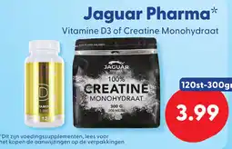 Die Grenze Jaguar Pharma Vitamine D3 of Creatine Monohydraat aanbieding