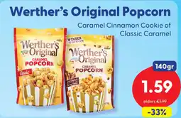 Die Grenze Werther's Original Popcorn aanbieding