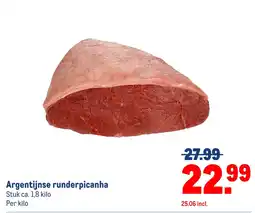 Makro Argentijnse runderpicanha aanbieding