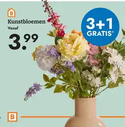 Blokker B kunstbloemen aanbieding