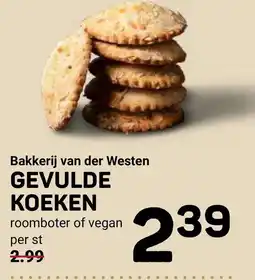 Ekoplaza Bakkerij van der Westen GEVULDE KOEKEN aanbieding