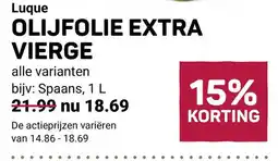Ekoplaza Luque Olijfolie extra vierge aanbieding