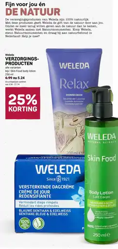 Ekoplaza Weleda Skin Food body lotion aanbieding