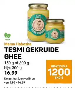 Ekoplaza Mama Habesha TESMI GEKRUIDE GHEE aanbieding