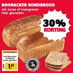 MCD Supermarkt Boonacker rondbrood aanbieding