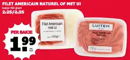 MCD Supermarkt Luiten filet americain naturel aanbieding