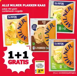 MCD Supermarkt milner plakken kaas aanbieding
