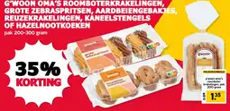 MCD Supermarkt G'woon oma's roomboterkrakelingen aanbieding