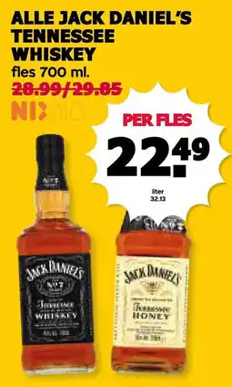 MCD Supermarkt jack daniel's tennessee whiskey aanbieding