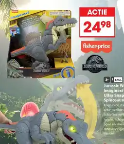 Top1Toys fisher-price Jurassic World Imaginext Ultra Snap Spinosaurus aanbieding