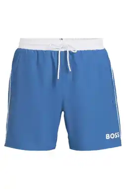 Wehkamp BOSS zwemshort Starfish blauw aanbieding