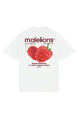 Wehkamp Malelions oversized T-shirt met backprint wit aanbieding
