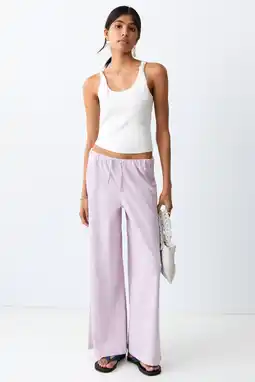 Wehkamp MANGO TEEN casual broek lila aanbieding