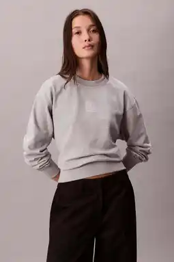 Wehkamp Calvin Klein sweater grijs aanbieding