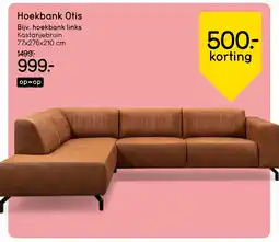 Leen Bakker Hoekbank Otis aanbieding