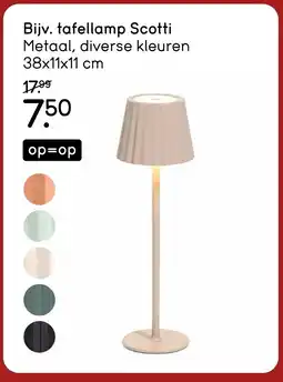 Leen Bakker Bijv. tafellamp Scotti aanbieding