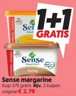 Dekamarkt Sense margarine aanbieding