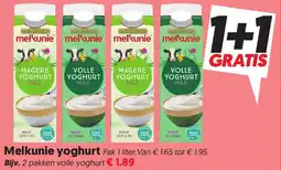 Dekamarkt Melkunie yoghurt aanbieding