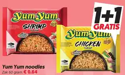 Dekamarkt Yum Yum noodles aanbieding
