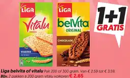 Dekamarkt Liga belvita of vitalu aanbieding
