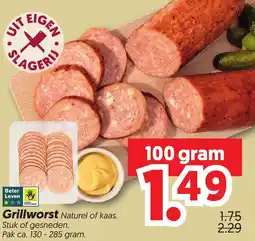 Dekamarkt Grillworst aanbieding