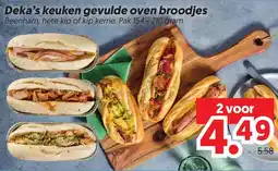Dekamarkt Deka's keuken gevulde oven broodjes aanbieding