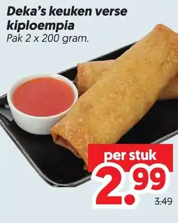 Dekamarkt Deka's keuken verse kiploempia aanbieding