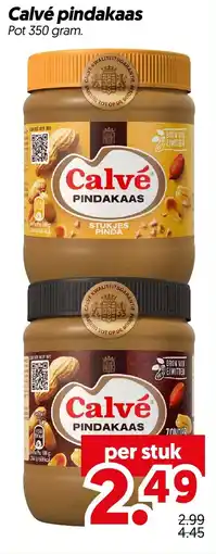 Dekamarkt Calvé pindakaas aanbieding