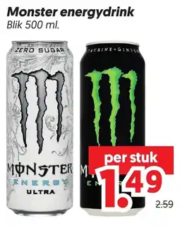 Dekamarkt Monster energydrink aanbieding