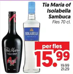 Dekamarkt Tia Maria of Isolabella Sambuca aanbieding