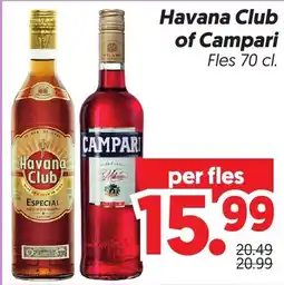 Dekamarkt Havana Club of Campari aanbieding