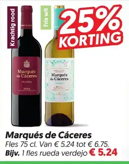 Dekamarkt Marqués de Cáceres aanbieding