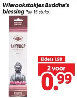 Dekamarkt Wierookstokjes Buddha's blessing aanbieding