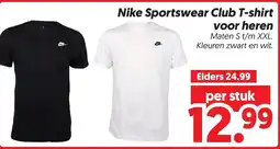 Dekamarkt Nike Sportswear Club T-shirt aanbieding