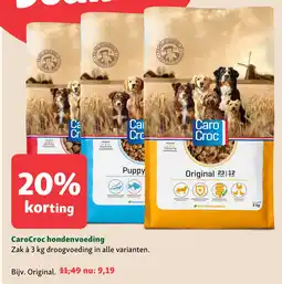 Maxi Zoo CaroCroc hondenvoeding aanbieding