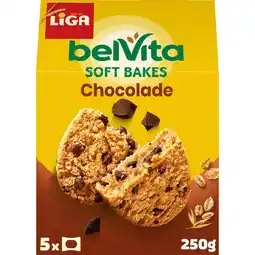 Albert Heijn Liga Belvita soft bakes chocolade aanbieding
