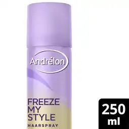 Albert Heijn Andrélon Freeze my style haarspray aanbieding