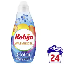 Albert Heijn Robijn Vloeibaar wasmiddel morgenfris aanbieding