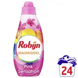 Albert Heijn Robijn Vloeibaar wsmiddel pinksensation aanbieding