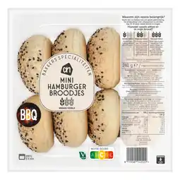Albert Heijn AH Mini hamburgerbroodjes aanbieding