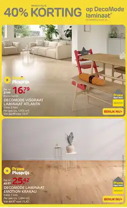 Praxis Decomode visgraat laminaat atlanta aanbieding