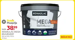 Praxis Renaulac mega muurverf aanbieding
