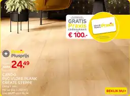 Praxis Cando PVC Vloer Plank Create Steppe aanbieding