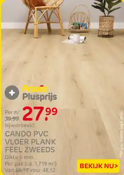 Praxis Cando PVC Vloer Plank Feel Zweeds aanbieding