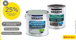 Praxis Sikkens muurverf en binnenlak aanbieding