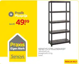 Praxis Sencys stellingkast aanbieding
