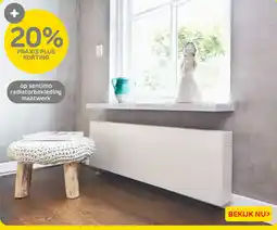 Praxis Sentimo radiatorbekleding maatwerk aanbieding
