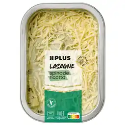 PLUS PLUS Lasagne spinazie-ricotta aanbieding