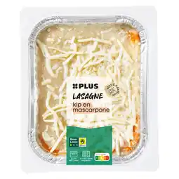 PLUS PLUS Lasagne kip mascarpone aanbieding