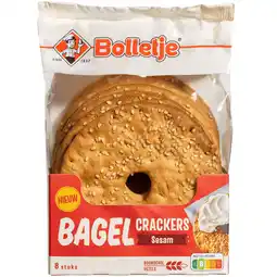 PLUS Bolletje Bagel crackers sesam aanbieding